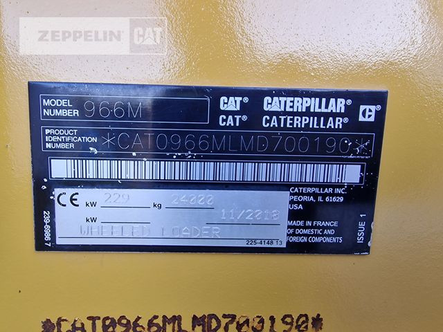 Cat 966M - Wiellader: afbeelding 2 Cat 966M - Wiellader: afbeelding 2