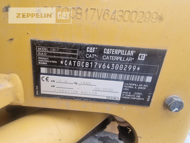 Cat CB1.7 - Asfaltwals: afbeelding 2 Cat CB1.7 - Asfaltwals: afbeelding 2