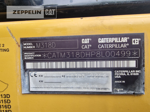 Cat M318D - Mobiele graafmachine: afbeelding 2 Cat M318D - Mobiele graafmachine: afbeelding 2