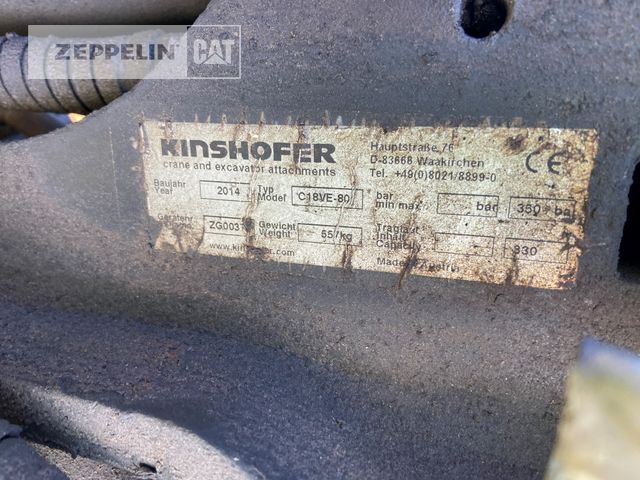 Kinshofer Greifer Kinsho 800mm - Overslaggrijper voor Bouwmachine: afbeelding 4 Kinshofer Greifer Kinsho 800mm - Overslaggrijper voor Bouwmachine: afbeelding 4