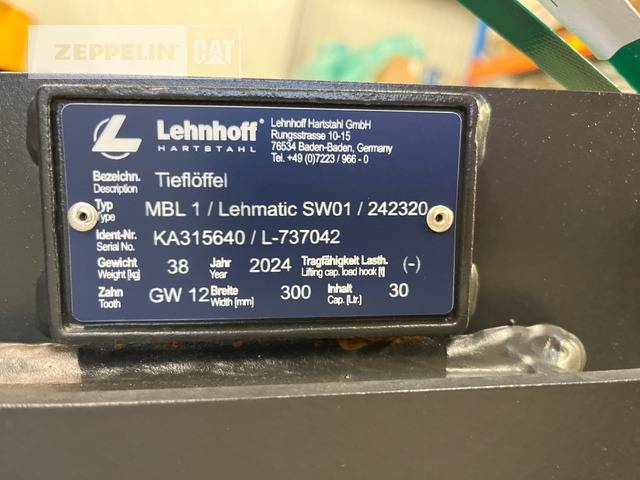 Komponenten TL300_MS01 NEU - Graafbak voor Bouwmachine: afbeelding 3 Komponenten TL300_MS01 NEU - Graafbak voor Bouwmachine: afbeelding 3