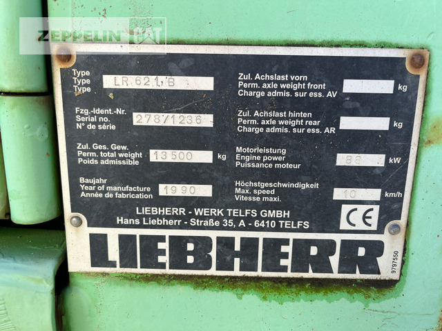 Liebherr LR621B - Rupslader: afbeelding 2 Liebherr LR621B - Rupslader: afbeelding 2