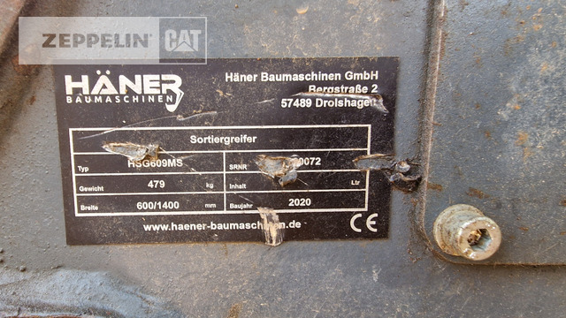 Sonstiges Häner HSG609 - Grijper: afbeelding 3 Sonstiges Häner HSG609 - Grijper: afbeelding 3