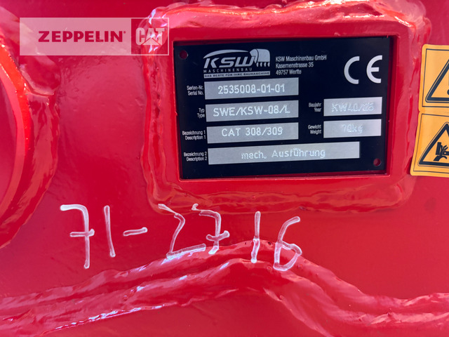 Sonstiges MS08, CAT 308-309-31 - Snelwissel voor Bouwmachine: afbeelding 3 Sonstiges MS08, CAT 308-309-31 - Snelwissel voor Bouwmachine: afbeelding 3