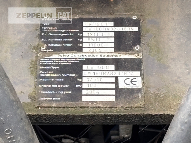Volvo EW160B - Mobiele graafmachine: afbeelding 2 Volvo EW160B - Mobiele graafmachine: afbeelding 2