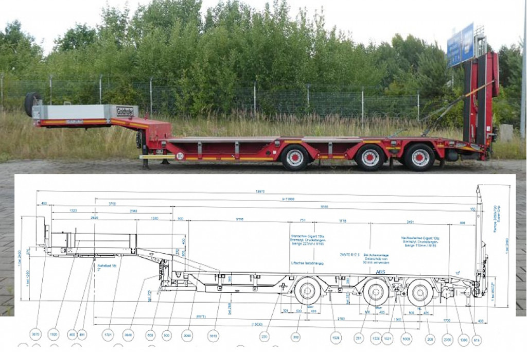 GOLDHOFER GOLDHOFER Satteltieflader Tiefladerauflieger STN-L 3 (245) RM - Dieplader oplegger: afbeelding 4 GOLDHOFER GOLDHOFER Satteltieflader Tiefladerauflieger STN-L 3 (245) RM - Dieplader oplegger: afbeelding 4