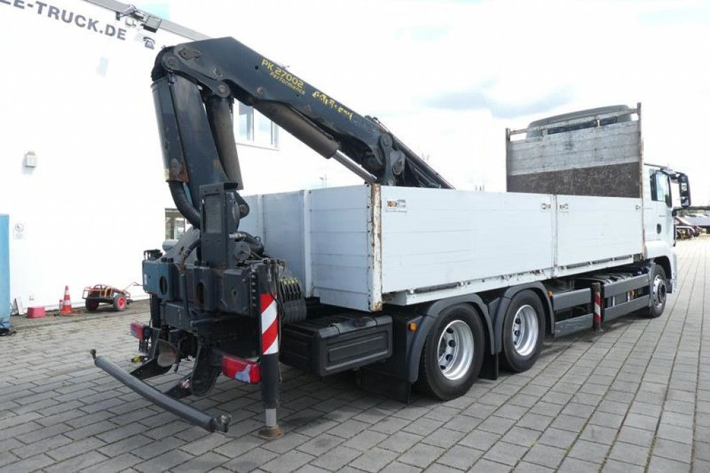 MAN TG-S 26.440 6x4 Pritsche Heckkran PK 27002+Funk - Vrachtwagen met open laadbak, Kraanwagen: afbeelding 5 MAN TG-S 26.440 6x4 Pritsche Heckkran PK 27002+Funk - Vrachtwagen met open laadbak, Kraanwagen: afbeelding 5