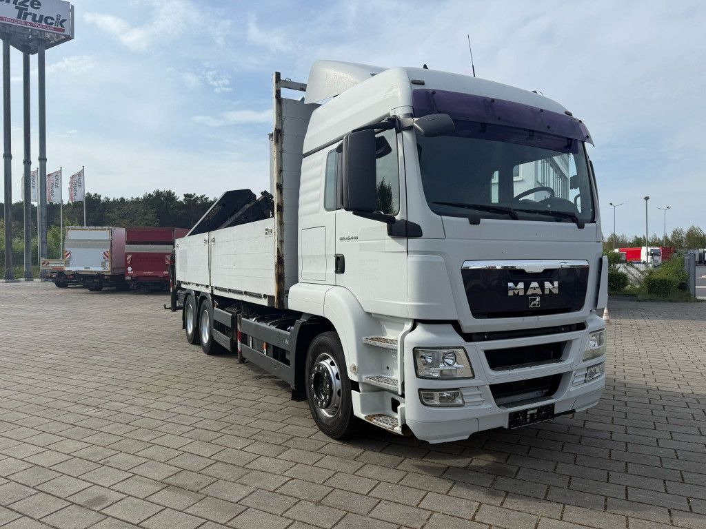 MAN TG-S 26.440 6x4 Pritsche Heckkran PK 27002+Funk - Vrachtwagen met open laadbak, Kraanwagen: afbeelding 4 MAN TG-S 26.440 6x4 Pritsche Heckkran PK 27002+Funk - Vrachtwagen met open laadbak, Kraanwagen: afbeelding 4