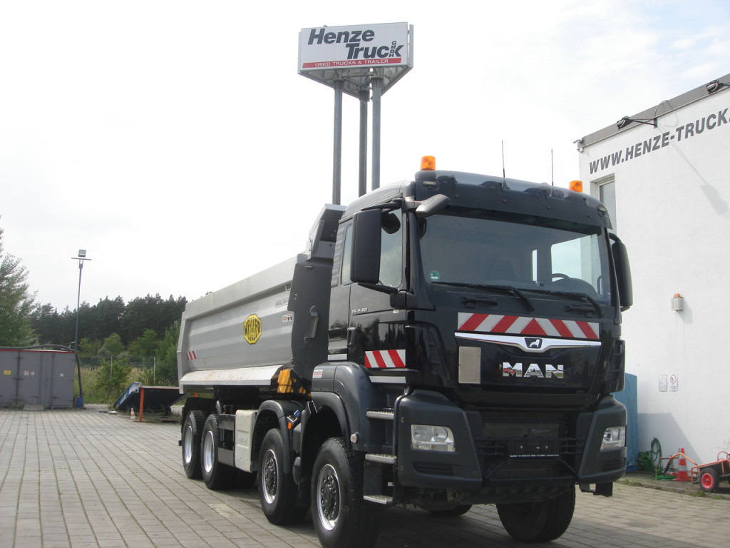 Kiepwagen MAN TG-S 35.460 8x6 4 Achs Muldenkipper Meiller 18m³: afbeelding 8