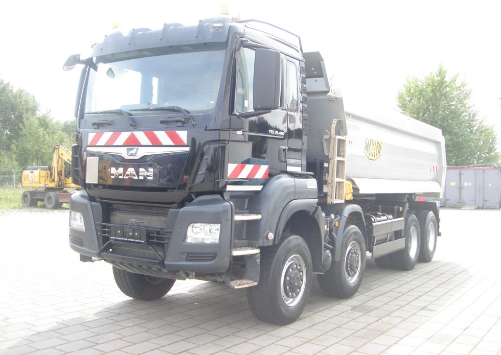 Kiepwagen MAN TG-S 35.460 8x6 4 Achs Muldenkipper Meiller 18m³: afbeelding 9