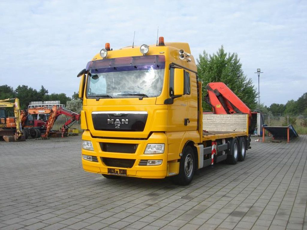 MAN TG-X 26.440 6x4 BL Pritsche Heckkran Palf. PK 42 - Vrachtwagen met open laadbak, Kraanwagen: afbeelding 2 MAN TG-X 26.440 6x4 BL Pritsche Heckkran Palf. PK 42 - Vrachtwagen met open laadbak, Kraanwagen: afbeelding 2