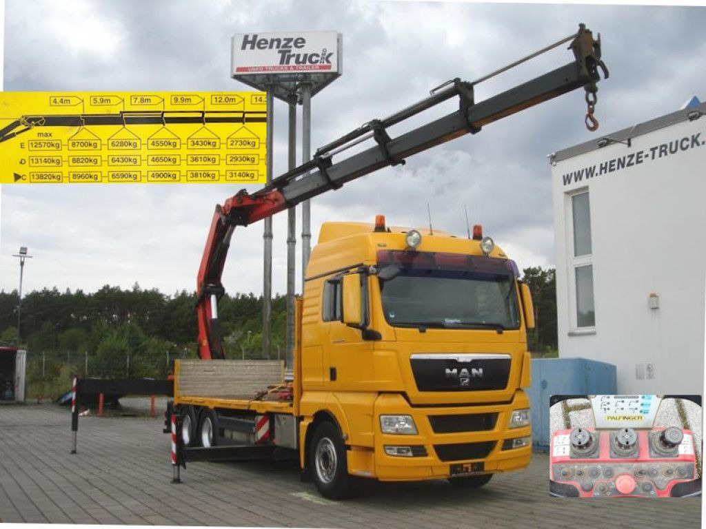 MAN TG-X 26.440 6x4 BL Pritsche Heckkran Palf. PK 42 - Kraanwagen: afbeelding 1 MAN TG-X 26.440 6x4 BL Pritsche Heckkran Palf. PK 42 - Kraanwagen: afbeelding 1