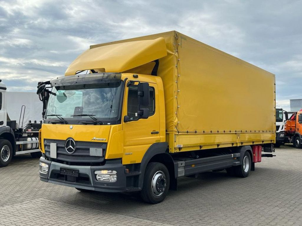 Mercedes-Benz Atego 1224 L Pritsche LBW LBW 1.5to - Schuifzeilen vrachtwagen: afbeelding 1 Mercedes-Benz Atego 1224 L Pritsche LBW LBW 1.5to - Schuifzeilen vrachtwagen: afbeelding 1