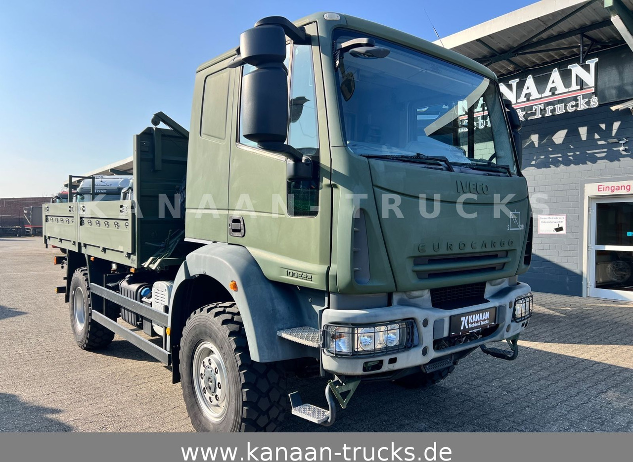 Iveco ML100E22WM-BW 4x4 Miltär Camper Exped 8.670Km - Vrachtwagen met open laadbak: afbeelding 1 Iveco ML100E22WM-BW 4x4 Miltär Camper Exped 8.670Km - Vrachtwagen met open laadbak: afbeelding 1