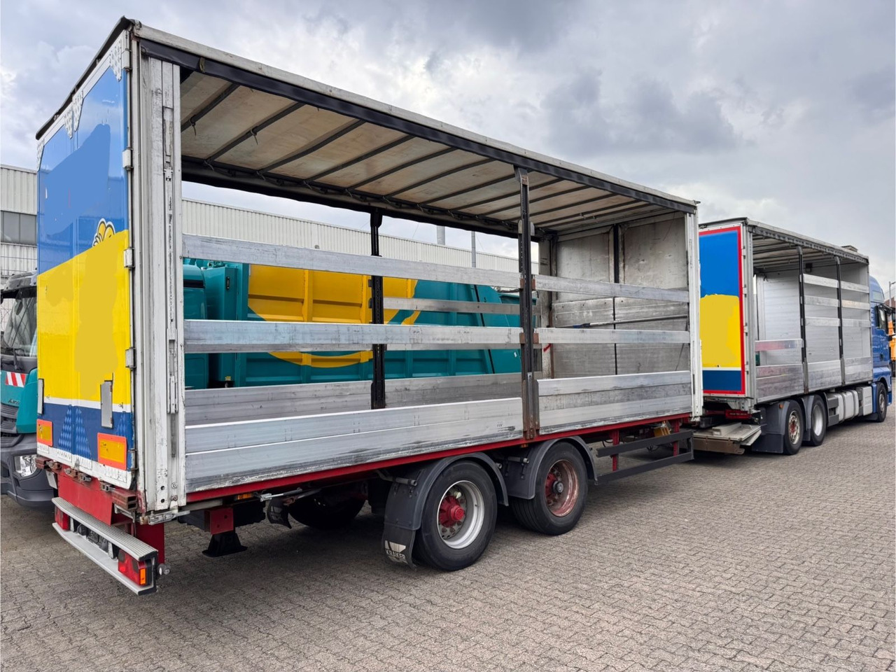 MAN 26.500 TGX+Anh LBW Euro6 Lift/Lenkachse - Schuifzeilen vrachtwagen: afbeelding 4 MAN 26.500 TGX+Anh LBW Euro6 Lift/Lenkachse - Schuifzeilen vrachtwagen: afbeelding 4
