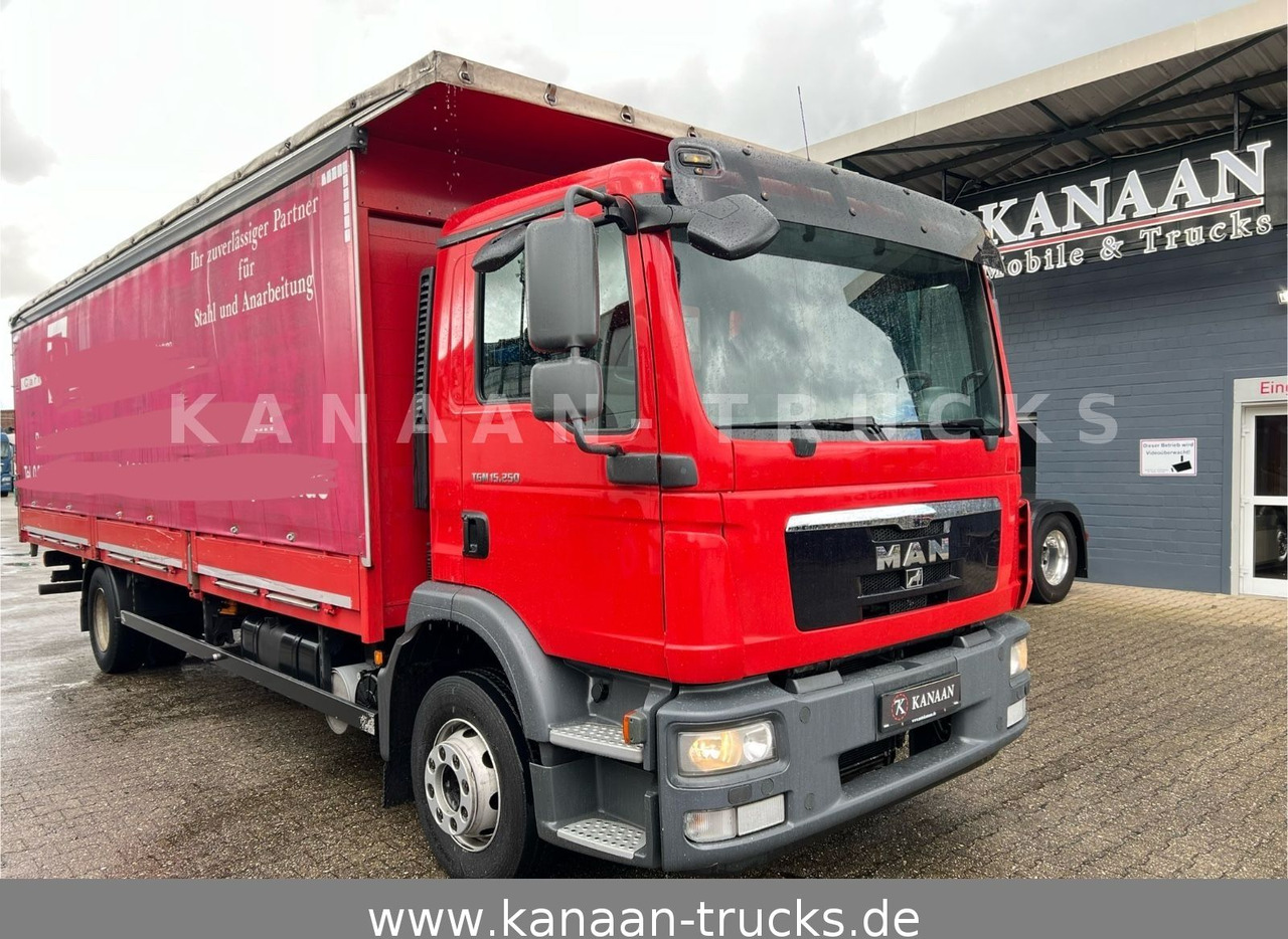 MAN TGM 15.250 Spezial Aufbau Langmaterial 7,5m - Schuifzeilen vrachtwagen: afbeelding 1 MAN TGM 15.250 Spezial Aufbau Langmaterial 7,5m - Schuifzeilen vrachtwagen: afbeelding 1