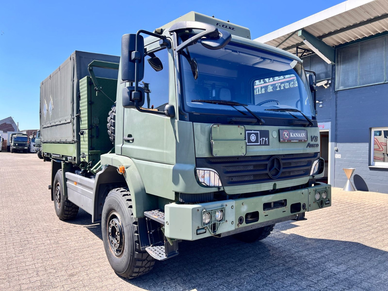 Mercedes-Benz 1018 Atego 4x4 Allrad Miltär Camper Expedition - Containertransporter/ Wissellaadbak vrachtwagen: afbeelding 1 Mercedes-Benz 1018 Atego 4x4 Allrad Miltär Camper Expedition - Containertransporter/ Wissellaadbak vrachtwagen: afbeelding 1