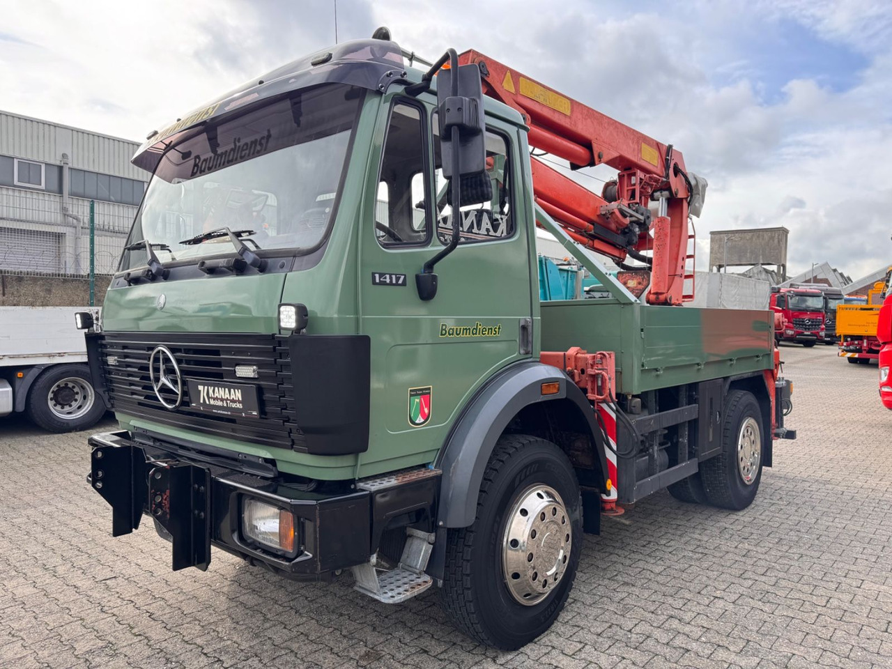 Mercedes-Benz 1417 AK Allrad Palfinger Montagekran 17,7m 64TKM - Kraanwagen: afbeelding 2 Mercedes-Benz 1417 AK Allrad Palfinger Montagekran 17,7m 64TKM - Kraanwagen: afbeelding 2