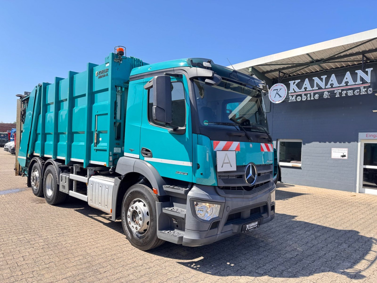 Mercedes-Benz 2533 Antos Müllwagen Zöller ATM bei 90Tkm - Vuilniswagen: afbeelding 1 Mercedes-Benz 2533 Antos Müllwagen Zöller ATM bei 90Tkm - Vuilniswagen: afbeelding 1