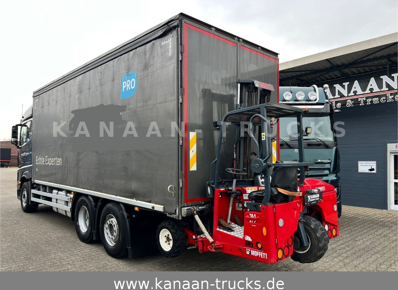 Mercedes-Benz 2548 Actros 6x2 Pritsche Moffet Mitnahme stapler - Schuifzeilen vrachtwagen: afbeelding 1 Mercedes-Benz 2548 Actros 6x2 Pritsche Moffet Mitnahme stapler - Schuifzeilen vrachtwagen: afbeelding 1