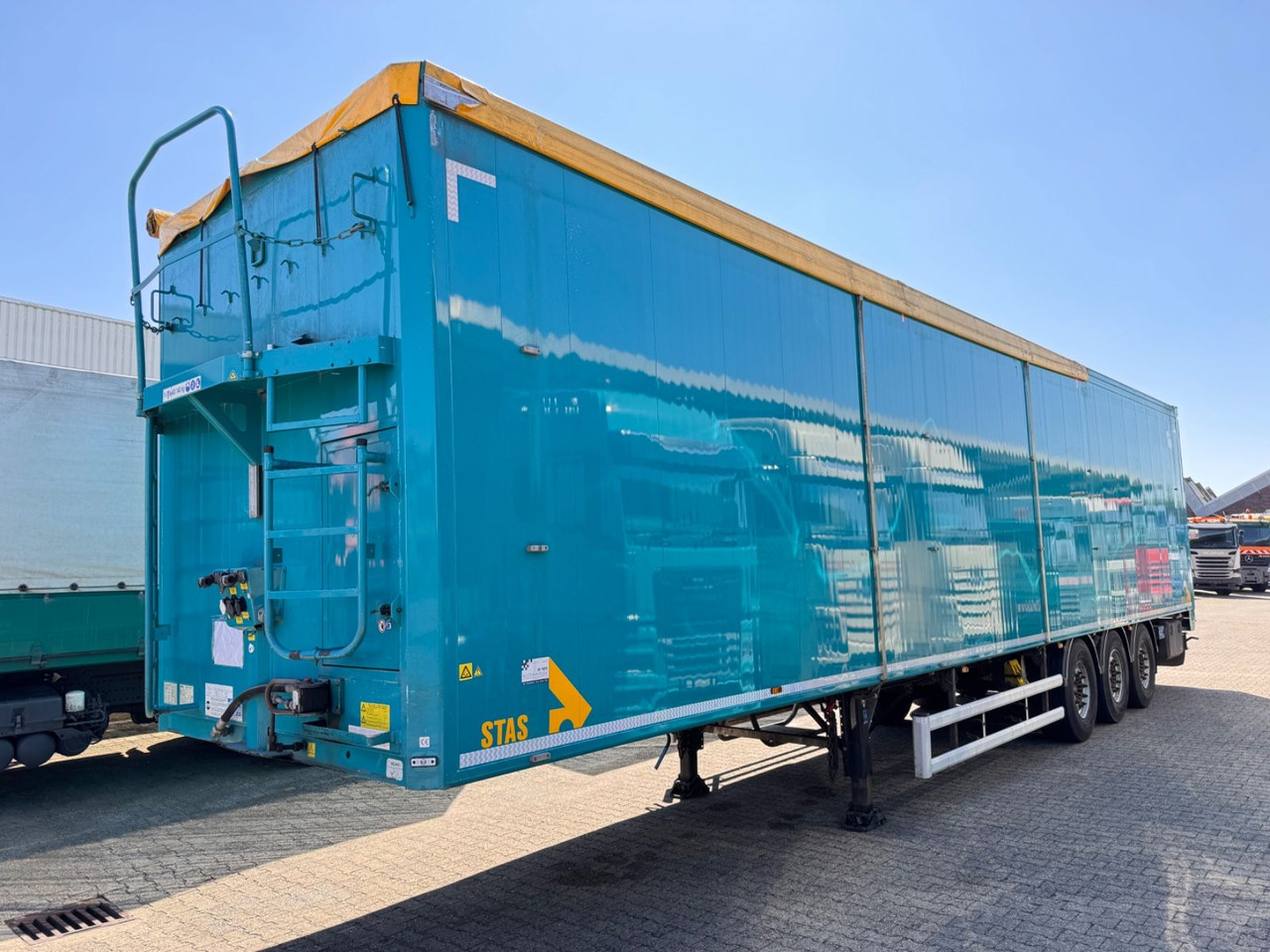 Stas S 300 ZX Walkingfloor Schubboden 2 x Vorhanden - Schuifvloer oplegger: afbeelding 4 Stas S 300 ZX Walkingfloor Schubboden 2 x Vorhanden - Schuifvloer oplegger: afbeelding 4